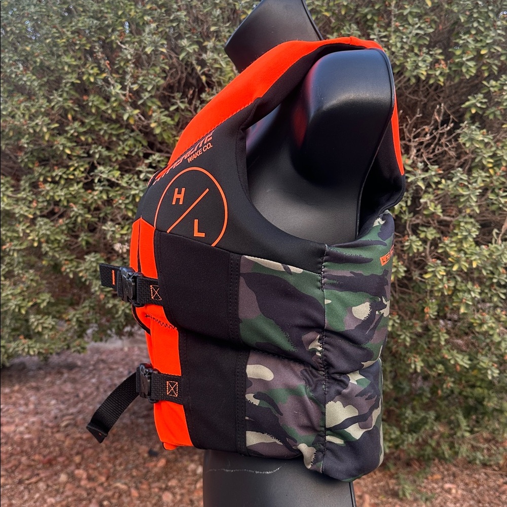 Hyperlite Orange and Black Life Vest - Picture 7 of 17